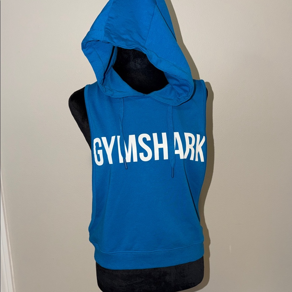 Gymshark Vibrant Blue Hooded Tank
